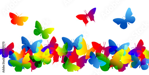 farfalle, silhouette, sagome, volare, leggerezza, volo