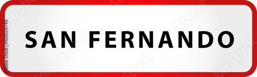 Free Download City of San Fernando Sign in Spain Europe - GFXLoad