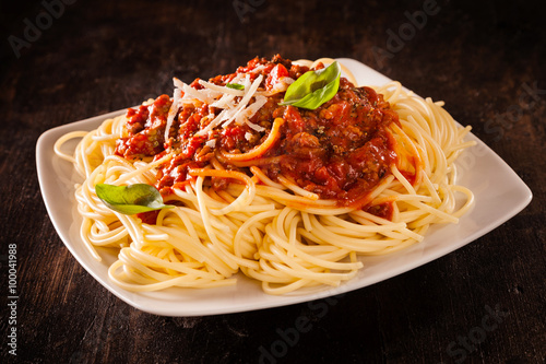 Italian spaghetti Bolognaise