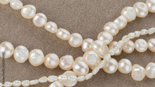 beads made from freshwater pearls