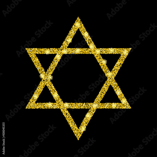 Golden star of David