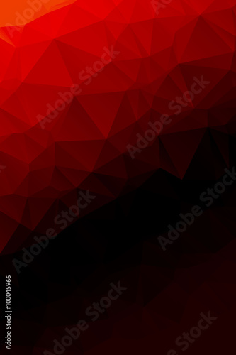 Bright, modern geometric abstract polygon background for web design and presentation. Vertical pattern. Vector EPS 10