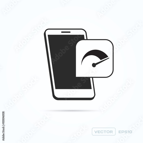 Phone Speedometer Icon