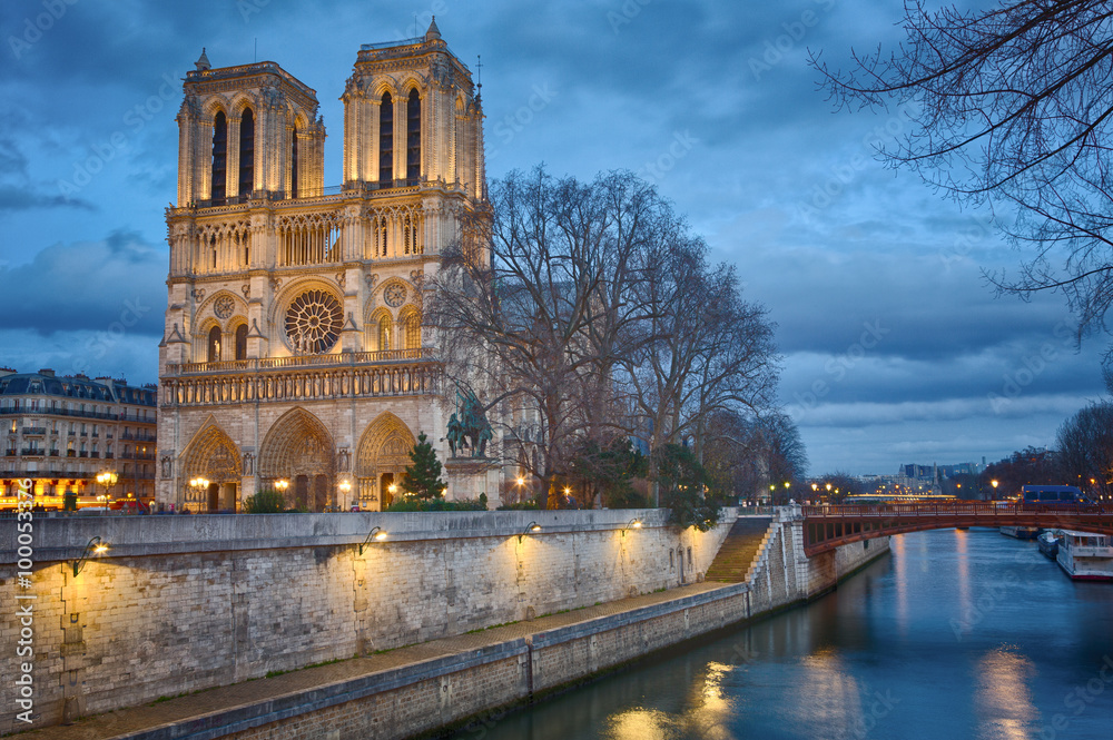 Naklejka premium Notre Dame, Paris, France
