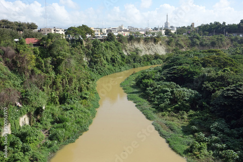 Rio Yaque del Norte in Santiago de los Caballeros, Dominikanische Republik