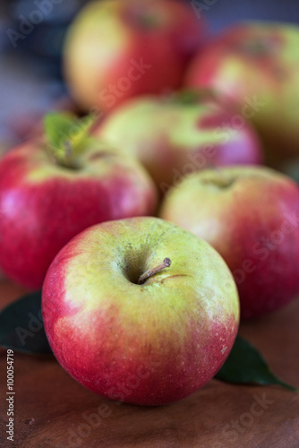 harvest of apples