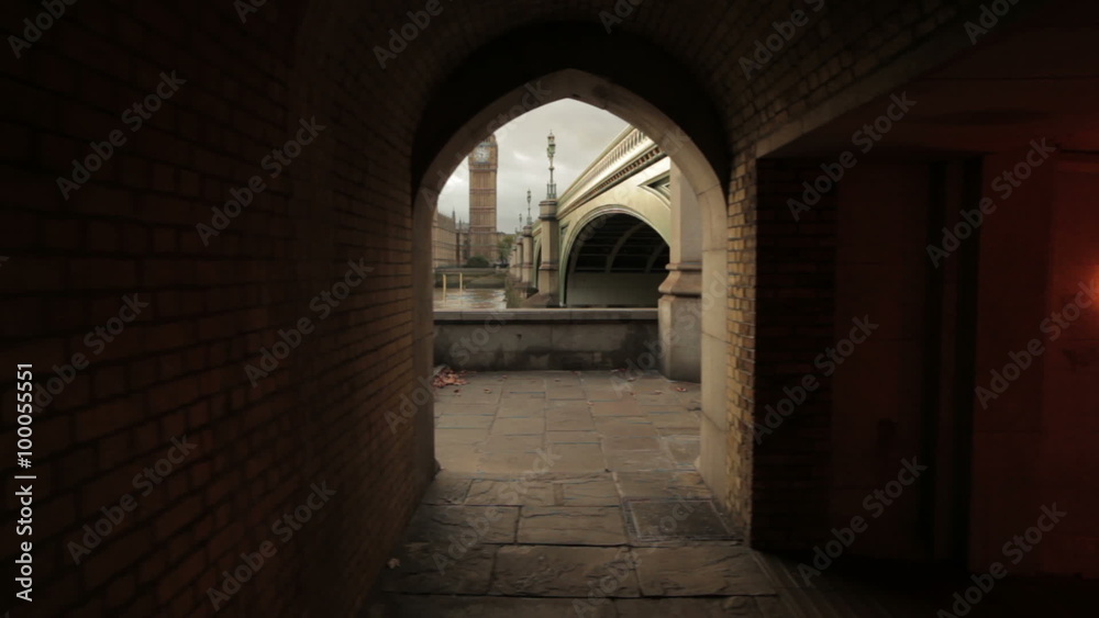London archway viewing Big Ben London archway viewing Big Ben