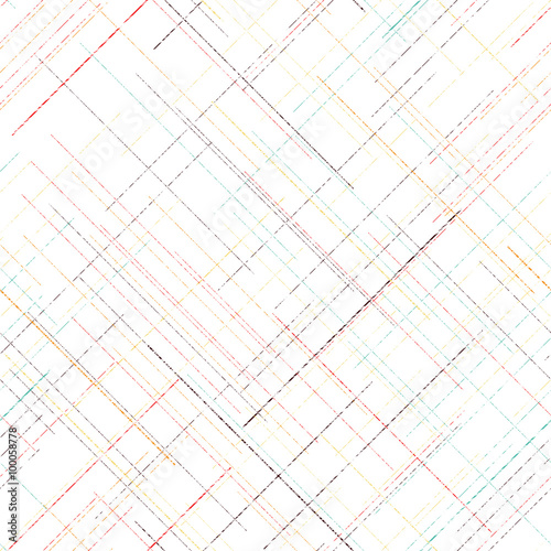 Diagonal grunge texture. Abstract seamless pattern. Pattern fills. Random lines. checkered template. Simple design for wallpaper, web page background, surface textures.