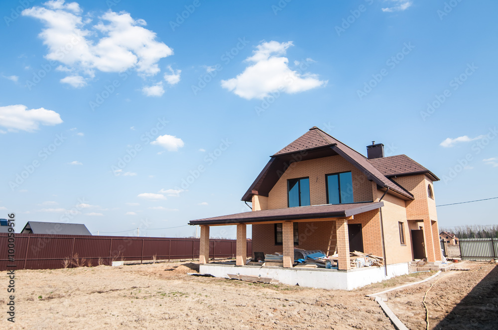The construction of a new country house