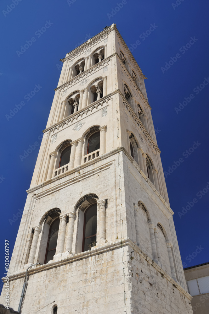 Cathedral Tower in Zadar, Croatia