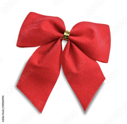 Red gift bow