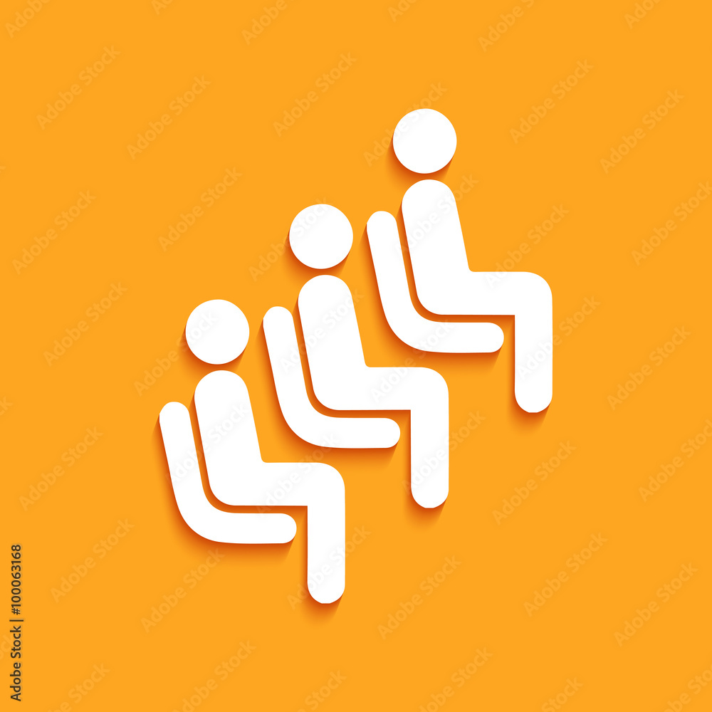 Logo salle d'attente. Stock Vector | Adobe Stock