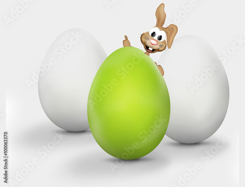 XXL easter eggs easter bunny
