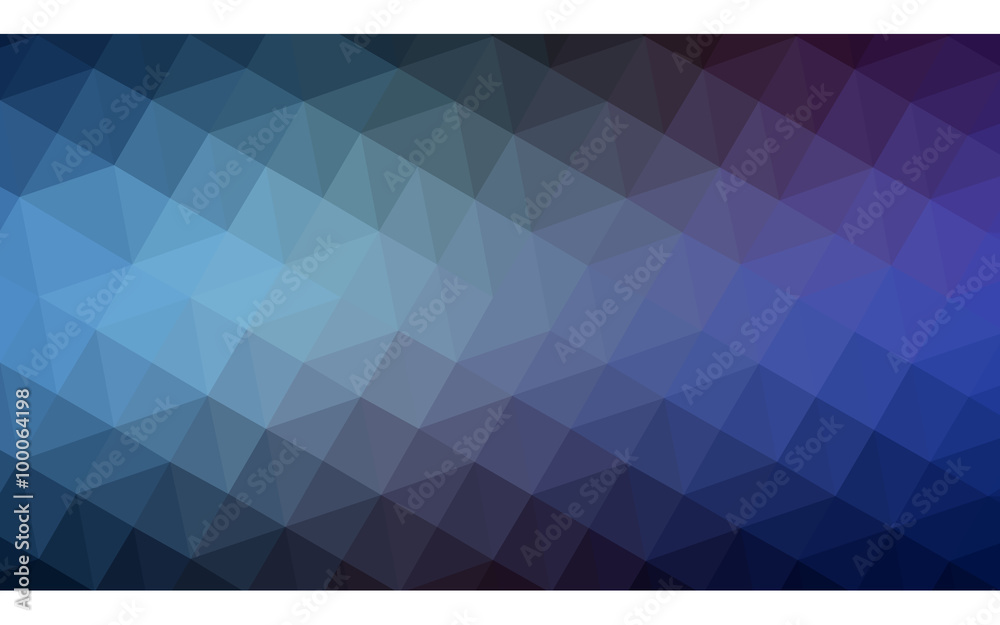 Multicolor dark pink, blue polygonal design illustration, which consist of triangles and gradient in origami style.