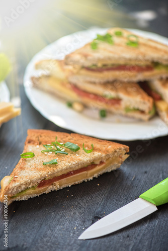 Cheese sandwich photo
