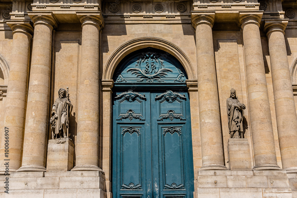 Church of Saint-Roch - a late Baroque church in Paris, France.
