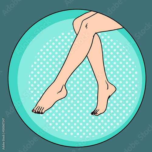Naked girls feet