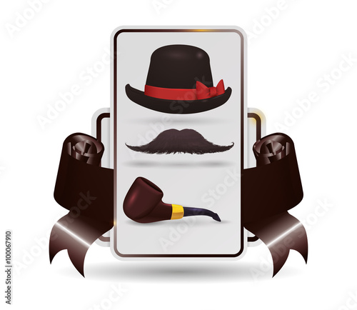 Hipster style design 
