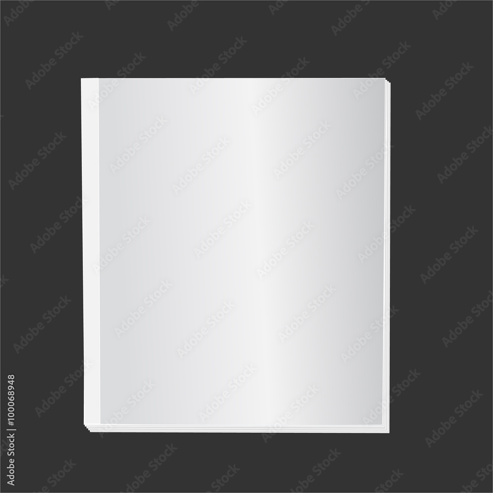 Blank magazine vector Blank magazine vector