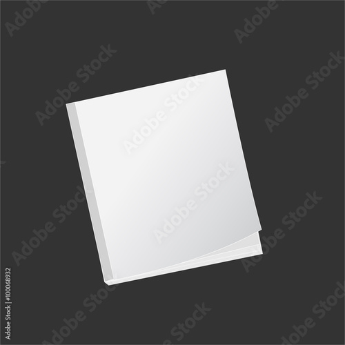 Blank magazine vector