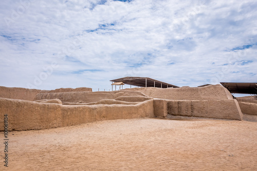 Chan Chan ruins in modern day Peru is the oldest known Pre-Colombian city in all of South America
