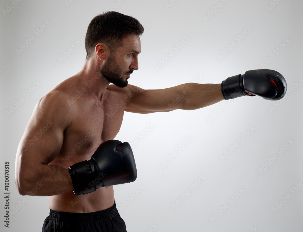 Confident boxer Confident boxer