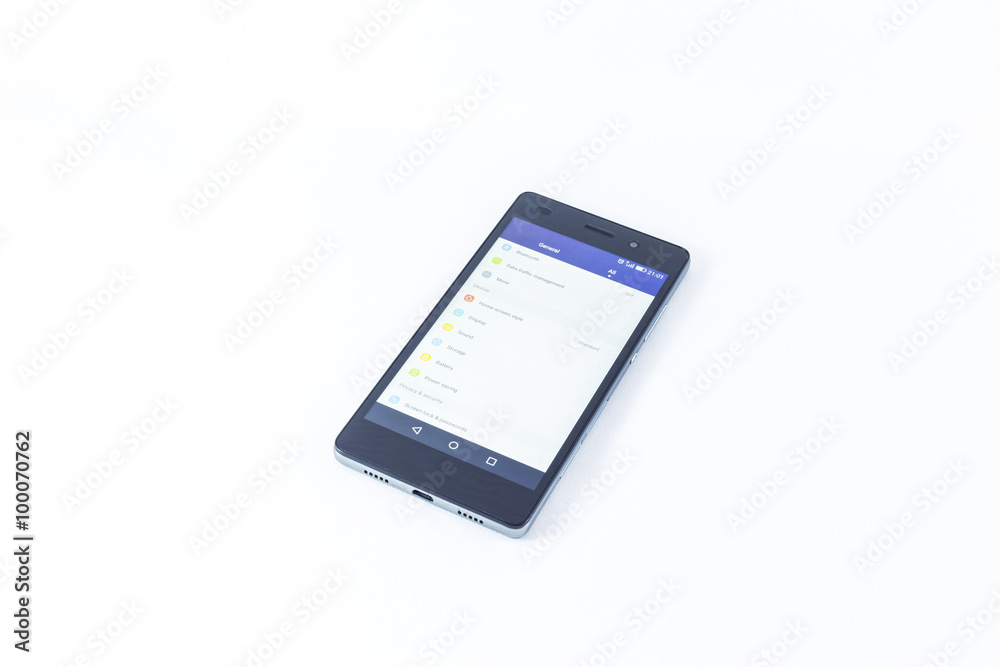 Smart phone mobile isolated concept Smart phone mobile isolated concept