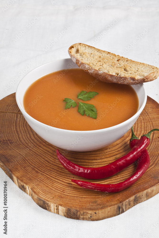 Tomato soup. Tomato soup.