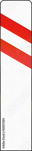 Road sign used in Spain - Level crossing distance marker on the left side Free Download Road sign used in Spain - Level crossing distance marker on the left side - GFXLoad