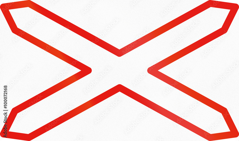 Road Sign Used In Spain Level Crossing Without Barriers Stock Illustration Adobe Stock Road Sign Used In Spain Level Crossing Without Barriers Stock Illustration Adobe Stock