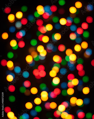 Abstract circular bokeh