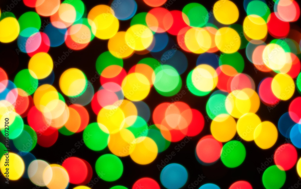 Abstract circular bokeh