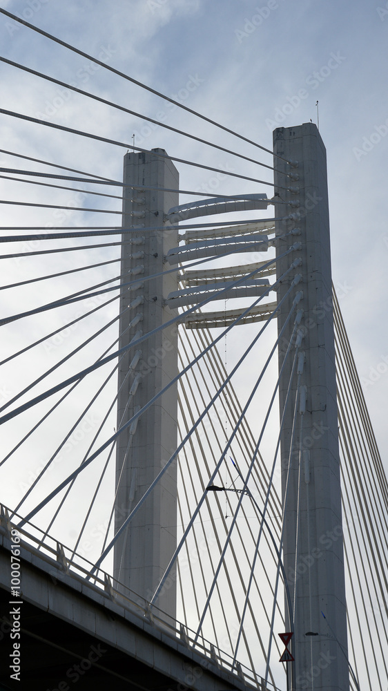 Fototapeta premium Basarab Bridge, Bucharest, Romania