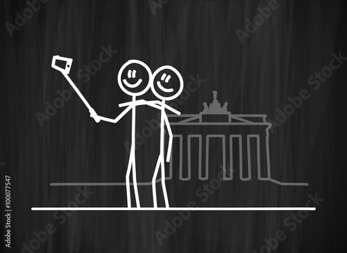 tafel mk selfie machen brandenburger tor I