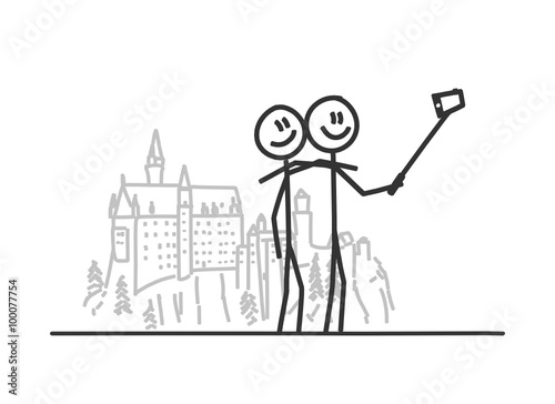 sm selfie machen schloss neuschwanstein I