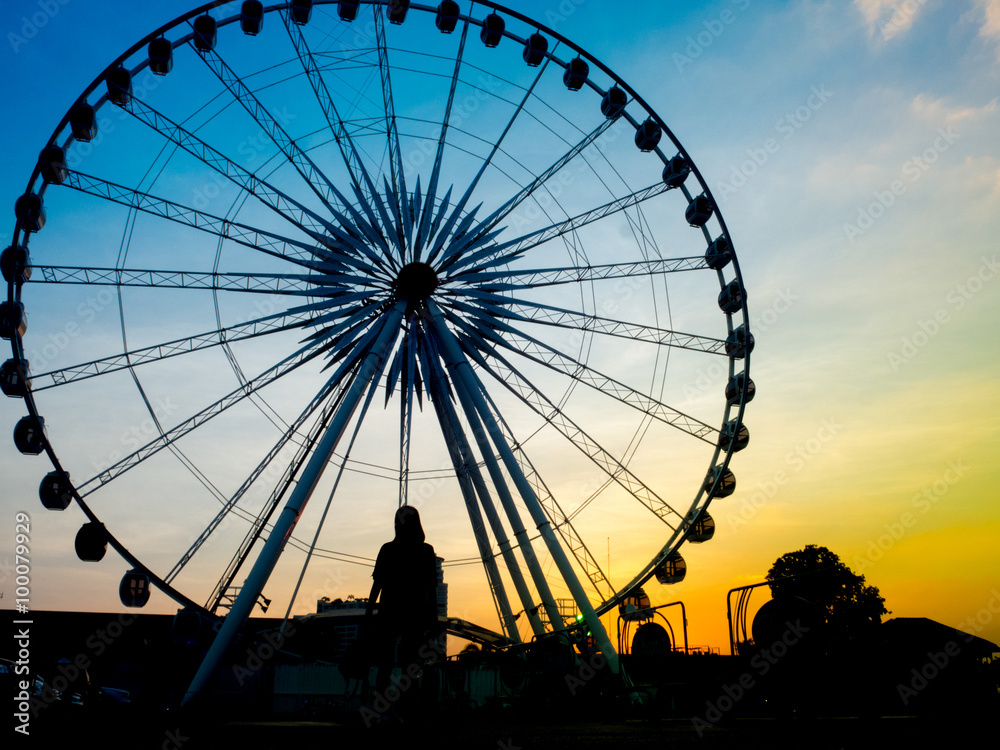 Ferris wheel at asiatique