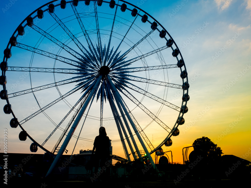Ferris wheel at asiatique Ferris wheel at asiatique