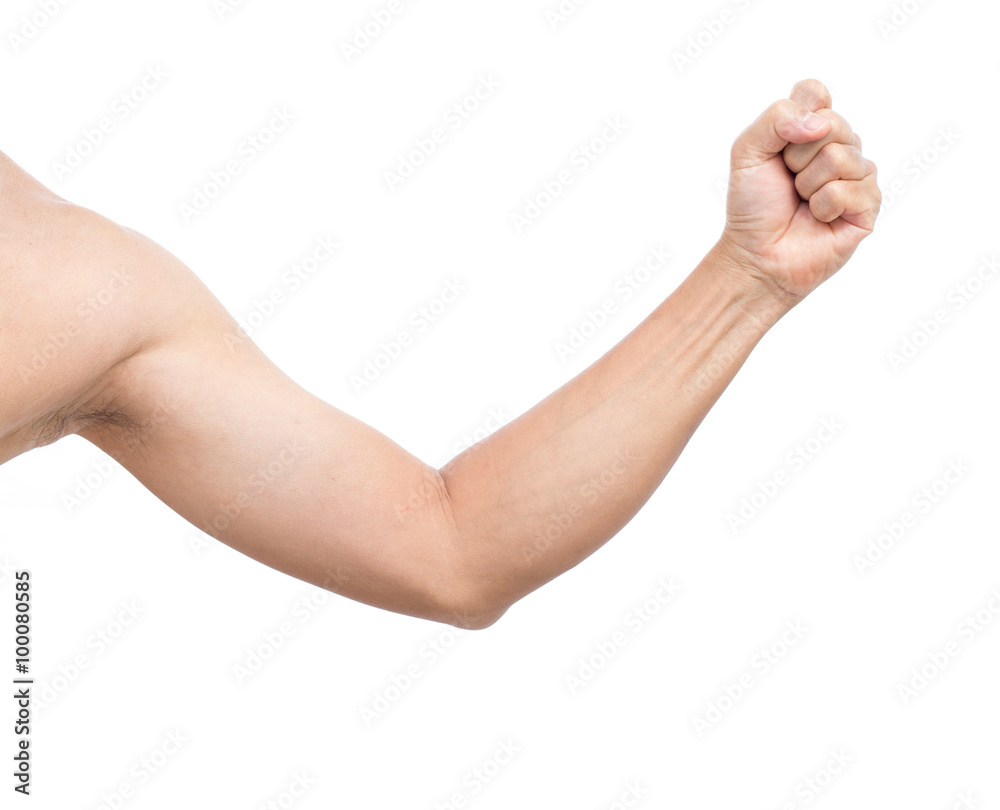 Man hand isolated on white background Man hand isolated on white background