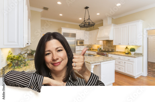 Hispanic Woman with Thumbs ...