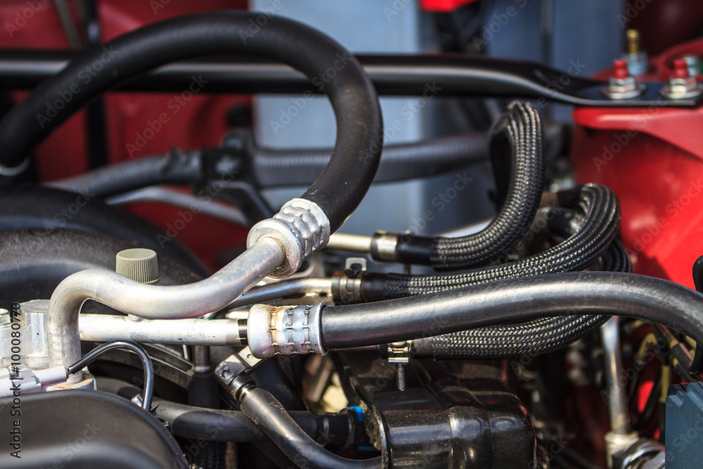 close up Car engine close up Car engine