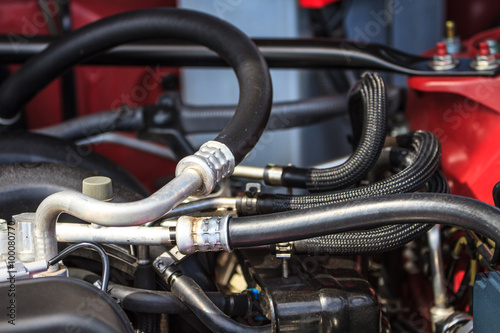 close up Car engine