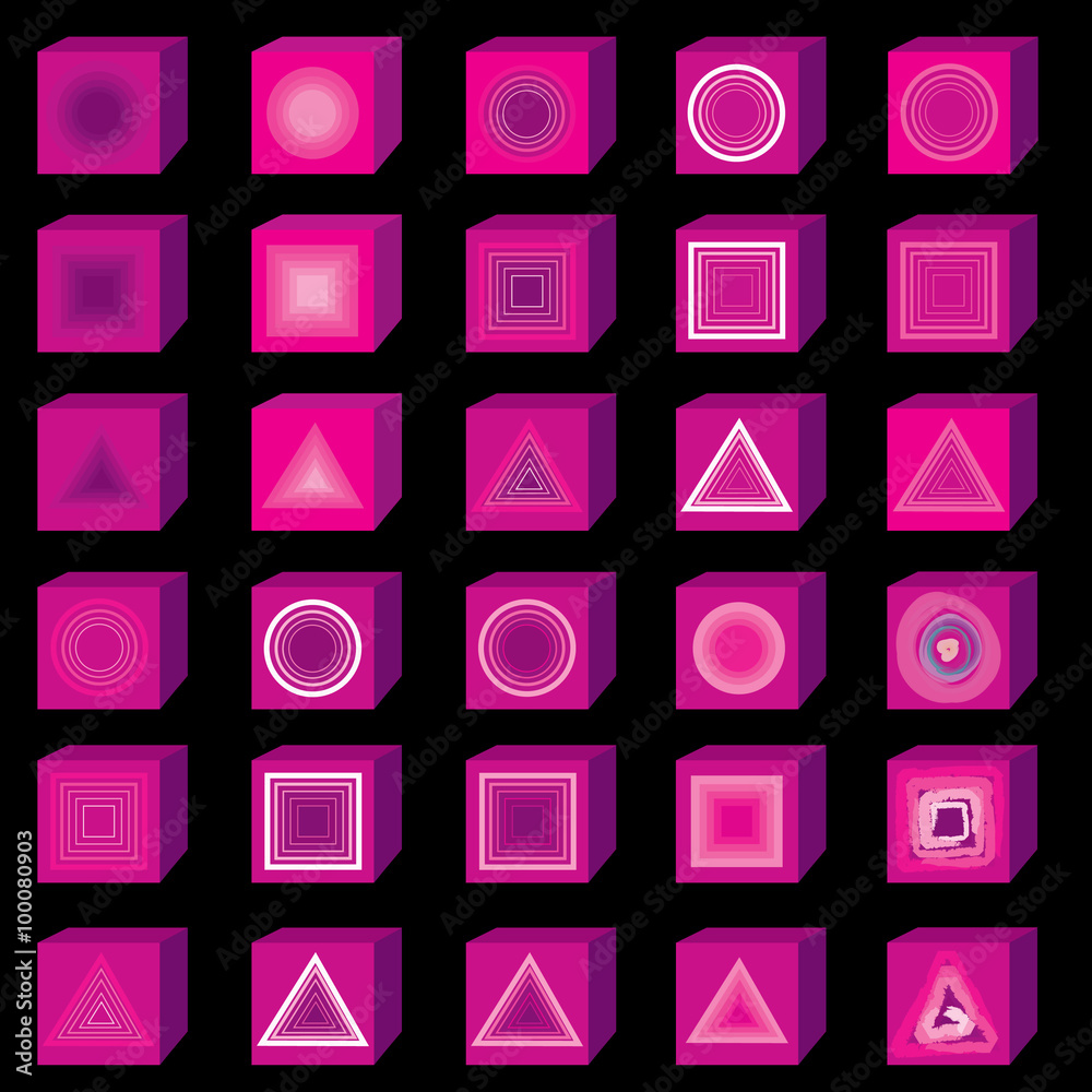 Flat multimedia icons. Music and sound button set. Flat multimedia icons. Music and sound button set.