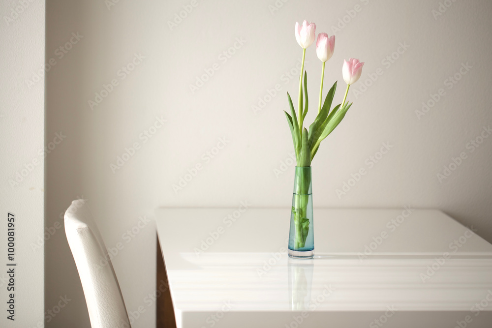 tulips on the table tulips on the table