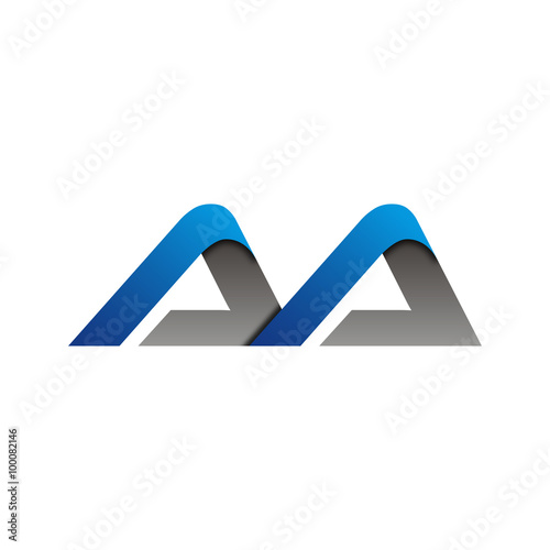 3d vector initial letter logo icon