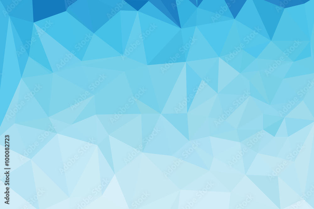 Obraz premium Blue Light Polygonal Templates