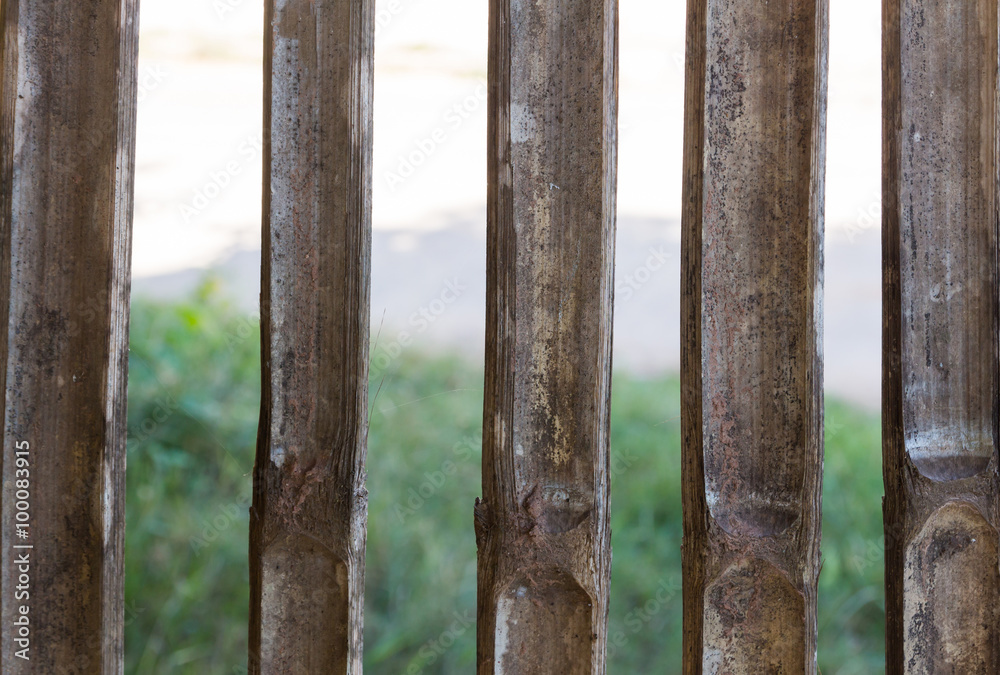 Illustration of the seamless wooden fence Illustration of the seamless wooden fence