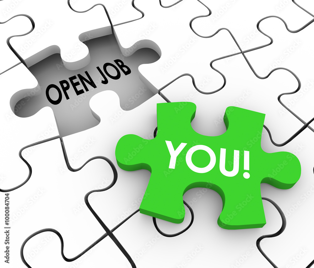 Open Job Position You Word Fill Puzzle Hole Open Job Position You Word Fill Puzzle Hole