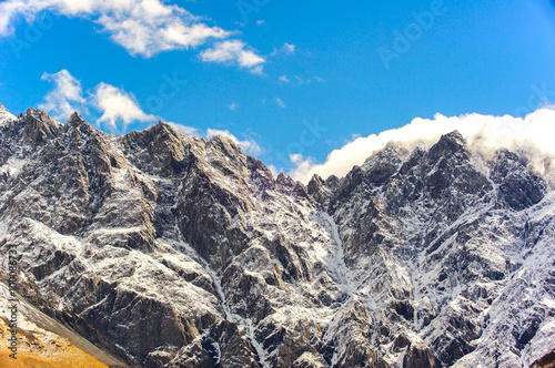 Beautiful View of Caucasus Mountains,Georgia photo