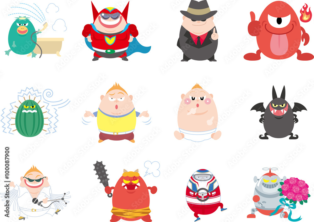 Fototapeta premium キャラクターCharacter