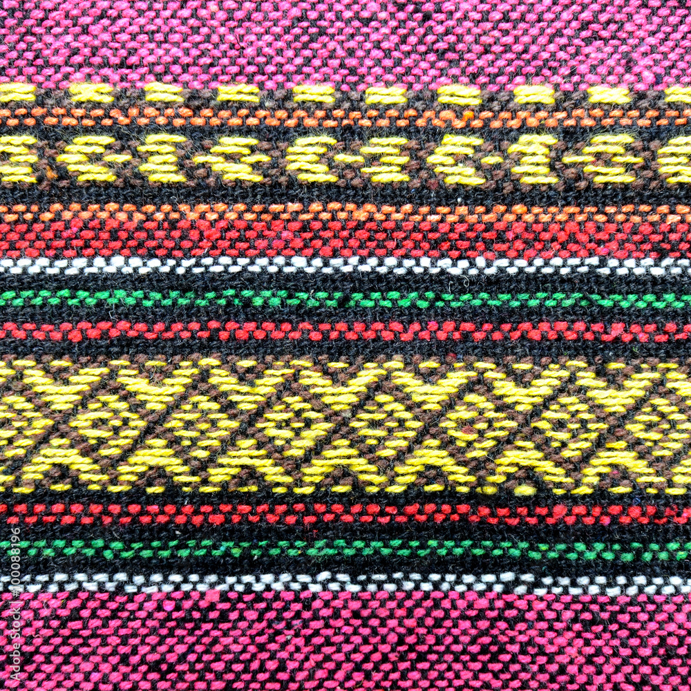 Handmade woven cotton fabrics. Handmade woven cotton fabrics.